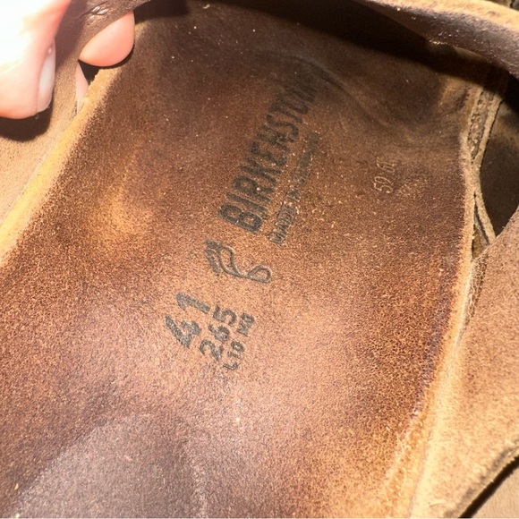 Birkenstock Tan Leather Sandals - Picture 7 of 11